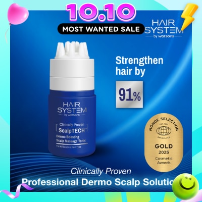 HAIR SYSTEM BY WATSONS ScalpTECH Dermo Boosting Scalp Massage Tonic 80ml image