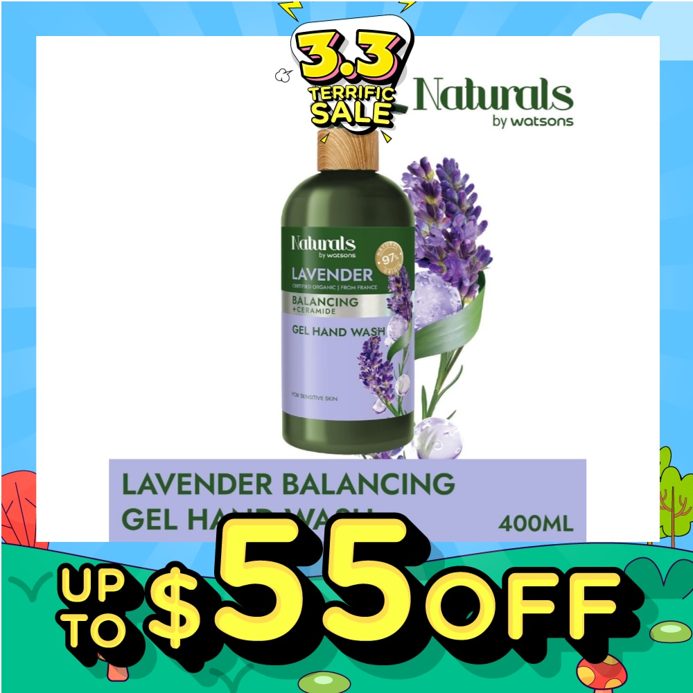 Lavender + Ceramide Balancing Gel Hand Wash (For Sensitive Skin) 400ml