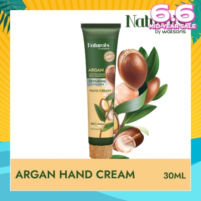 NATURALS BY WATSONS Argan + Ceramide Repairing Hand Cream (For Sensitive Skin) 30ml