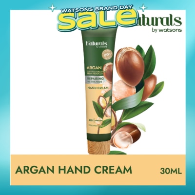 NATURALS BY WATSONS - Argan + Ceramide Repairing Hand Cream (For Sensitive Skin) 30ml