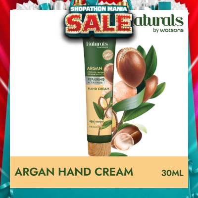 NATURALS BY WATSONS - Argan + Ceramide Repairing Hand Cream (For Sensitive Skin) 30ml