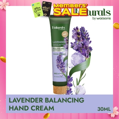 NATURALS BY WATSONS Naturals by Watsons Lavender Hand Cream 30ml