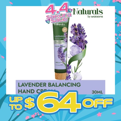 NATURALS BY WATSONS - Naturals by Watsons Lavender Hand Cream 30ml