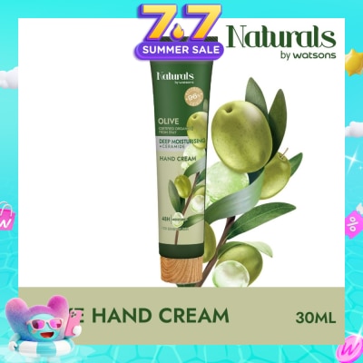 NATURALS BY WATSONS - Olive + Ceramide Deep Moisturising Hand Cream 30ml