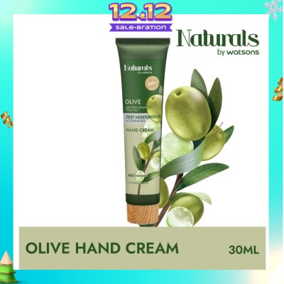NATURALS BY WATSONS Olive + Ceramide Deep Moisturising Hand Cream (For Sensitive Skin) 490ml