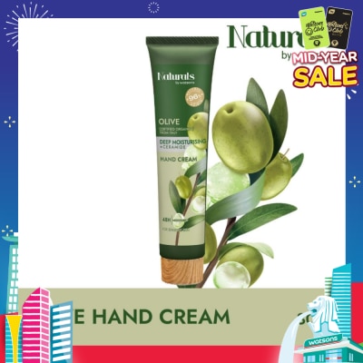 NATURALS BY WATSONS Olive + Ceramide Deep Moisturising Hand Cream (For Sensitive Skin) 490ml