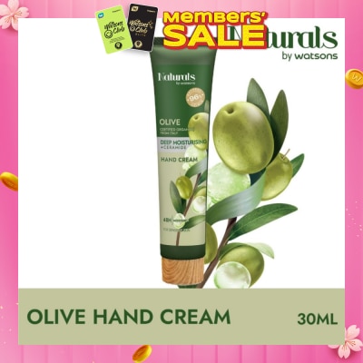 NATURALS BY WATSONS Olive + Ceramide Deep Moisturising Hand Cream (For Sensitive Skin) 490ml