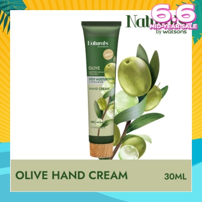 NATURALS BY WATSONS Olive + Ceramide Deep Moisturising Hand Cream (For Sensitive Skin) 490ml