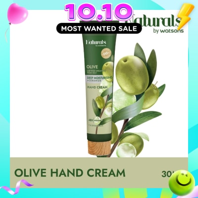 NATURALS BY WATSONS Olive + Ceramide Deep Moisturising Hand Cream 30ml image