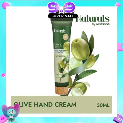 NATURALS BY WATSONS - Olive + Ceramide Deep Moisturising Hand Cream 30ml image