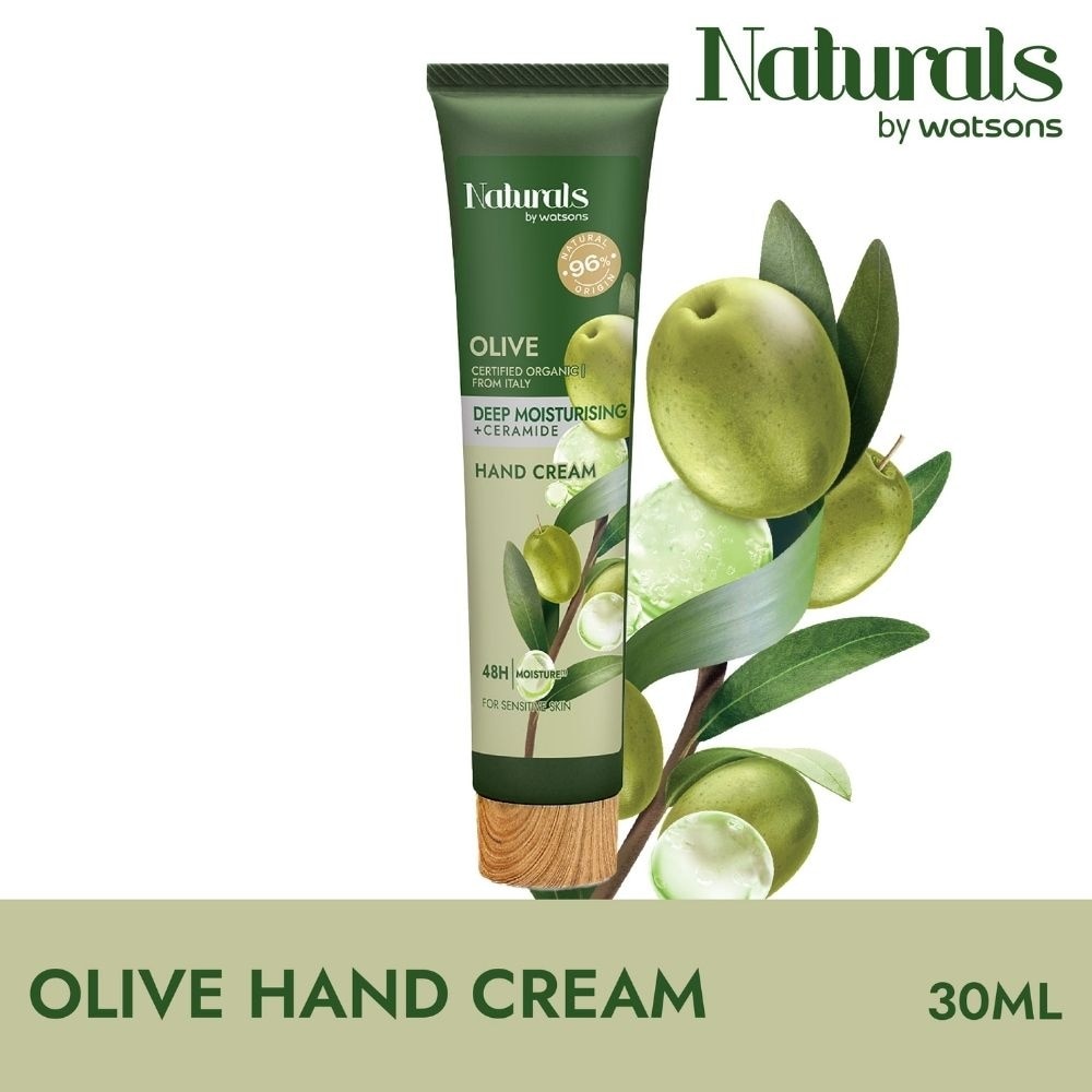 NATURALS BY WATSONS Olive + Ceramide Deep Moisturising Hand Cream