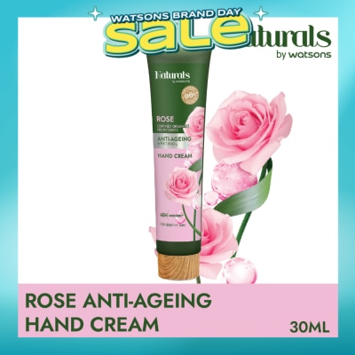 NATURALS BY WATSONS - Rose + Retinol Anti-Ageing Hand Cream (For Sensitive Skin) 30ml