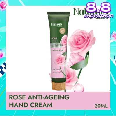 NATURALS BY WATSONS Rose + Retinol Anti-Ageing Hand Cream (For Sensitive Skin) 30ml