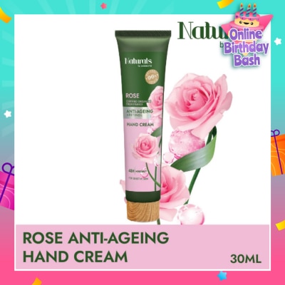 NATURALS BY WATSONS Rose + Retinol Anti-Ageing Hand Cream (For Sensitive Skin) 30ml