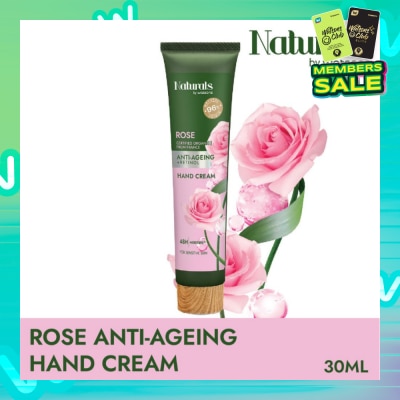 NATURALS BY WATSONS Rose + Retinol Anti-Ageing Hand Cream (For Sensitive Skin) 30ml