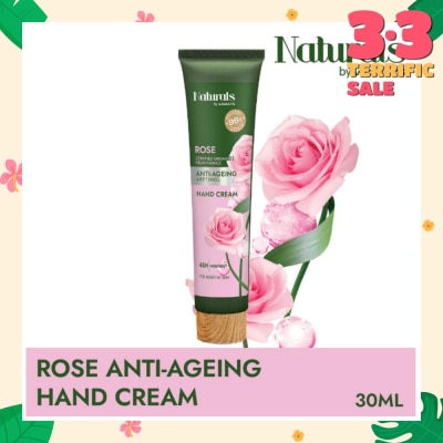 NATURALS BY WATSONS Rose + Retinol Anti-Ageing Hand Cream (For Sensitive Skin) 30ml