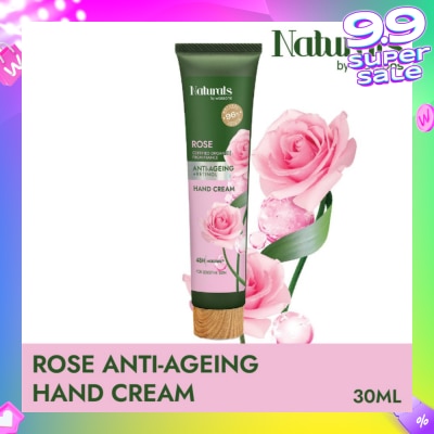NATURALS BY WATSONS Rose + Retinol Anti-Ageing Hand Cream (For Sensitive Skin) 30ml