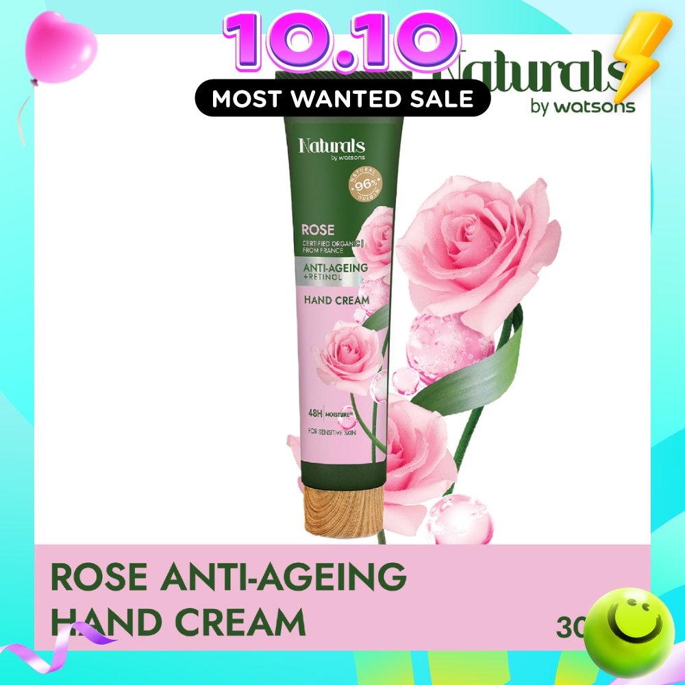 Rose + Retinol Anti Ageing Hand Cream (For Sensitive Skin) 30ml image