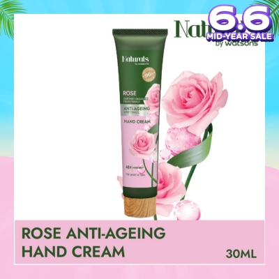 NATURALS BY WATSONS Rose + Retinol Anti-Ageing Hand Cream (For Sensitive Skin) 30ml