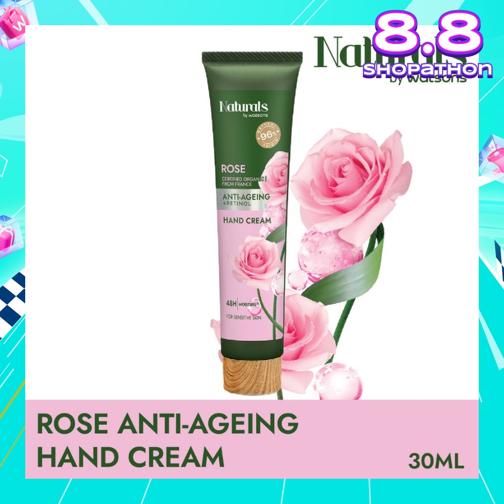 Rose + Retinol Anti-Ageing Hand Cream (For Sensitive Skin) 30ml