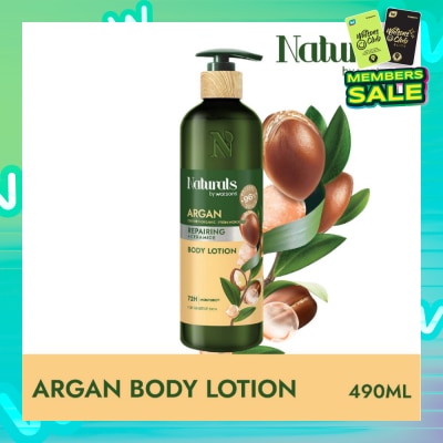 NATURALS BY WATSONS Argan + Ceramide Repairing Body Lotion (For Sensitive Skin) 490ml