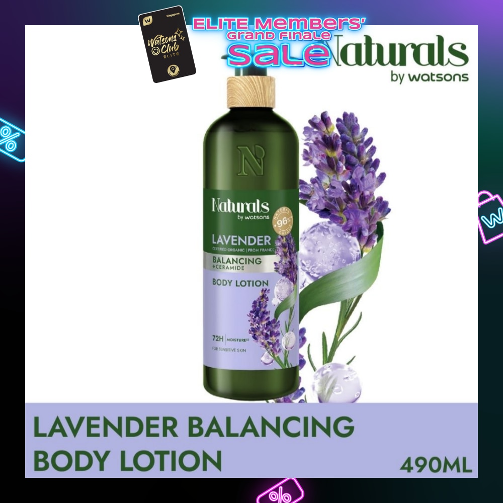 Lavender + Ceramide Balancing Body Lotion (For Sensitive Skin) 490ml
