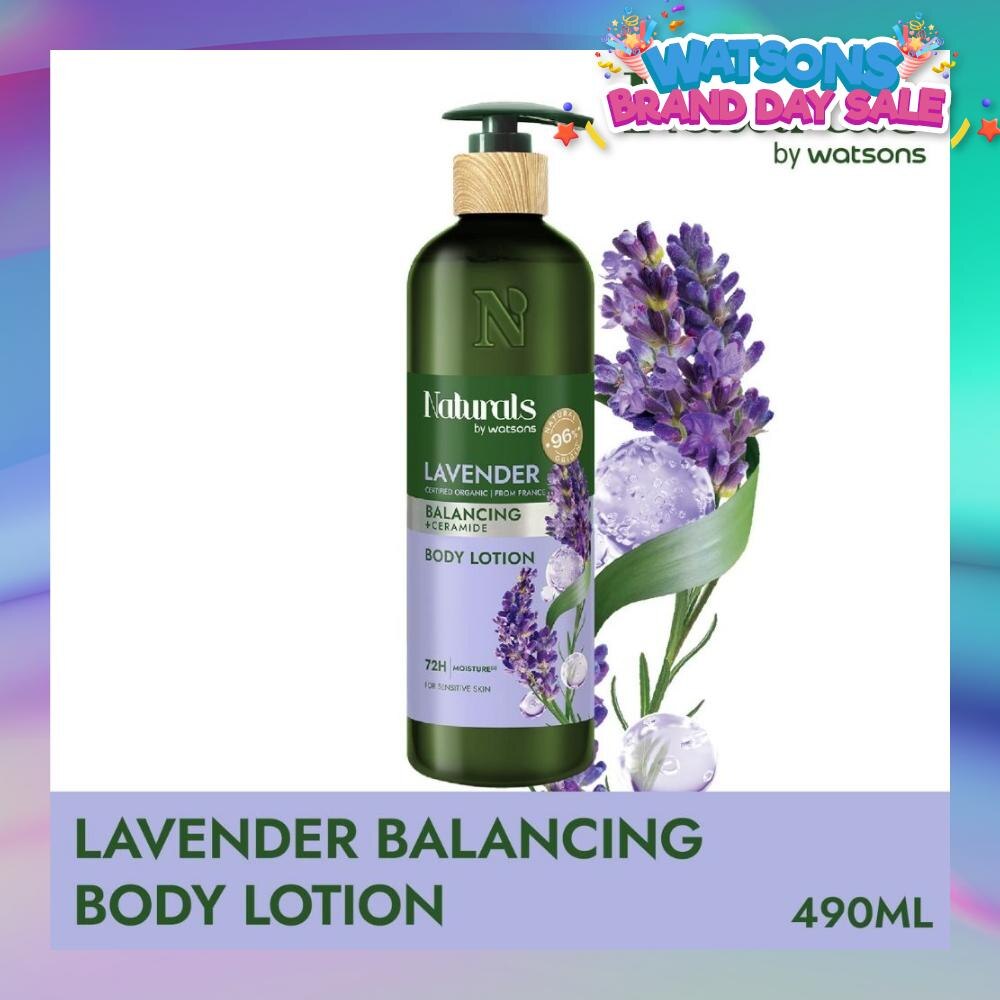 Lavender + Ceramide Balancing Body Lotion (For Sensitive Skin) 490ml