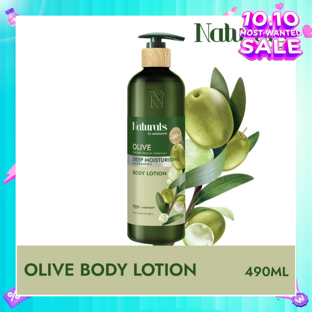 Olive + Ceramide Body Lotion (For Sensitive Skin) 490ml