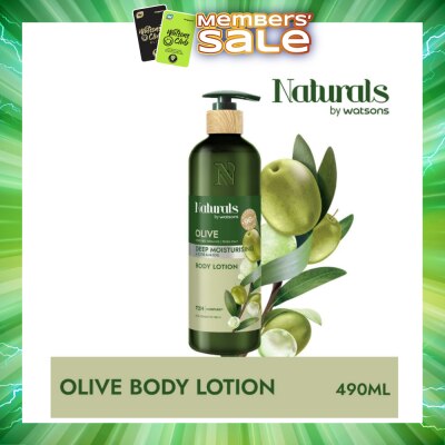 NATURALS BY WATSONS - Olive + Ceramide Body Lotion (For Sensitive Skin) 490ml