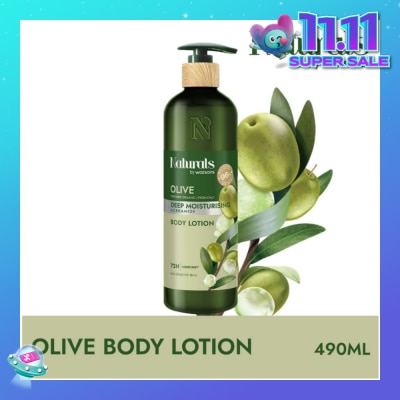 NATURALS BY WATSONS Olive + Ceramide Body Lotion (For Sensitive Skin) 490ml