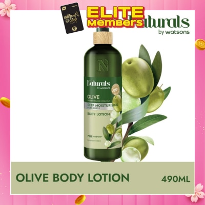 NATURALS BY WATSONS Olive + Ceramide Body Lotion (For Sensitive Skin) 490ml
