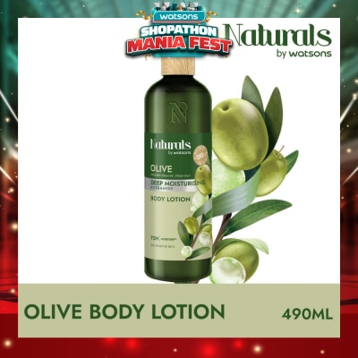 NATURALS BY WATSONS - Olive + Ceramide Body Lotion (For Sensitive Skin) 490ml