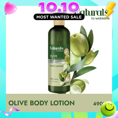 NATURALS BY WATSONS Olive + Ceramide Body Lotion (For Sensitive Skin) 490ml image