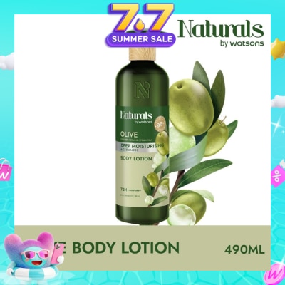 NATURALS BY WATSONS - Olive + Ceramide Body Lotion (For Sensitive Skin) 490ml