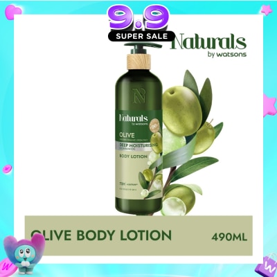 NATURALS BY WATSONS - Olive + Ceramide Body Lotion (For Sensitive Skin) 490ml image