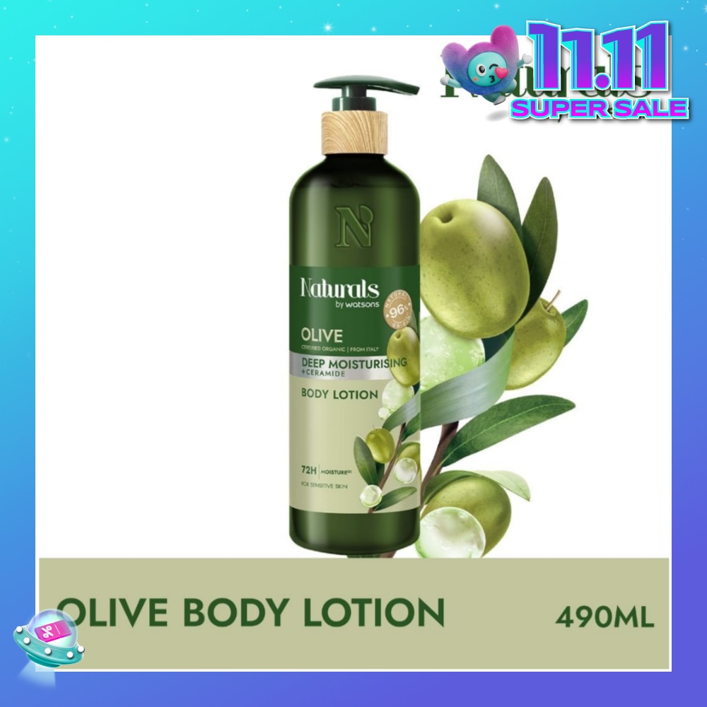 Olive + Ceramide Body Lotion (For Sensitive Skin) 490ml