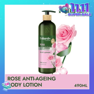 NATURALS BY WATSONS Rose + Retinol Anti-Ageing Body Lotion (For Sensitive Skin) 490ml