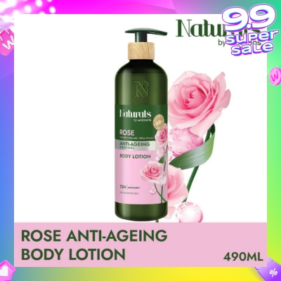 NATURALS BY WATSONS Rose + Retinol Anti-Ageing Body Lotion (For Sensitive Skin) 490ml
