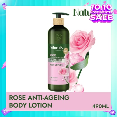 NATURALS BY WATSONS Rose + Retinol Anti-Ageing Body Lotion (For Sensitive Skin) 490ml