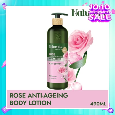 NATURALS BY WATSONS Rose + Retinol Anti-Ageing Body Lotion (For Sensitive Skin) 490ml