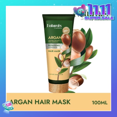 NATURALS BY WATSONS Argan + Ceramide Repairing Hair Mask (For Very Dry & Damaged Hair) 100ml