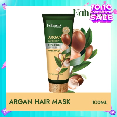NATURALS BY WATSONS Argan + Ceramide Repairing Hair Mask (For Very Dry & Damaged Hair) 100ml