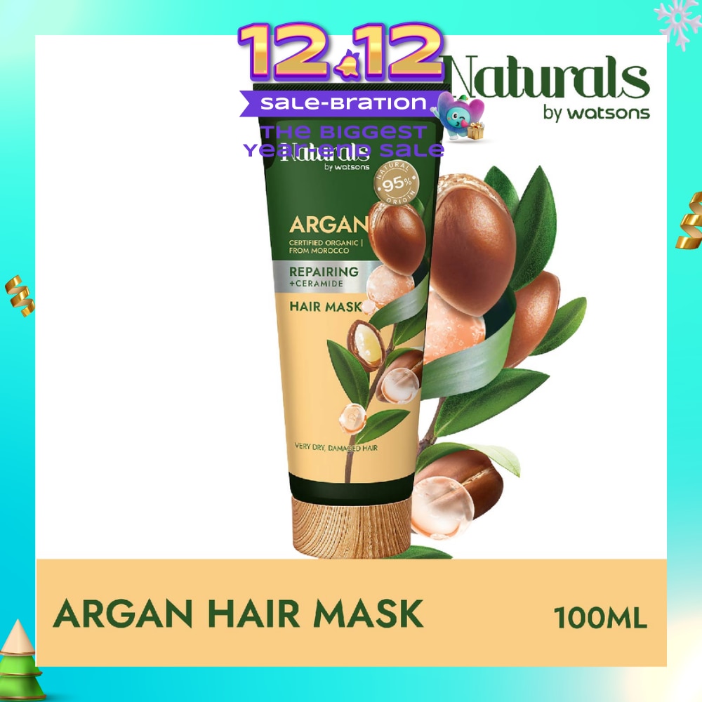 Argan + Ceramide Repairing Hair Mask (For Very Dry & Damaged Hair) 100ml
