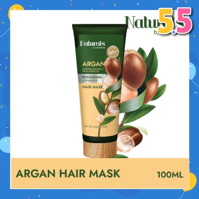 NATURALS BY WATSONS Argan + Ceramide Repairing Hair Mask (For Very Dry & Damaged Hair) 100ml