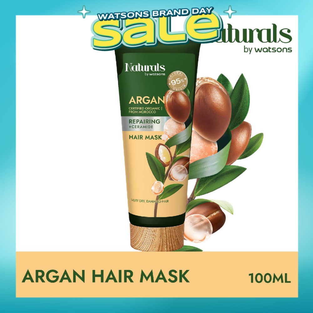 Argan + Ceramide Repairing Hair Mask (For Very Dry & Damaged Hair) 100ml