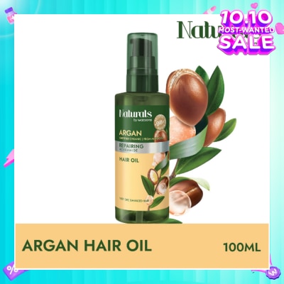 NATURALS BY WATSONS Argan Repairing + Ceramide Hair Oil 100ml