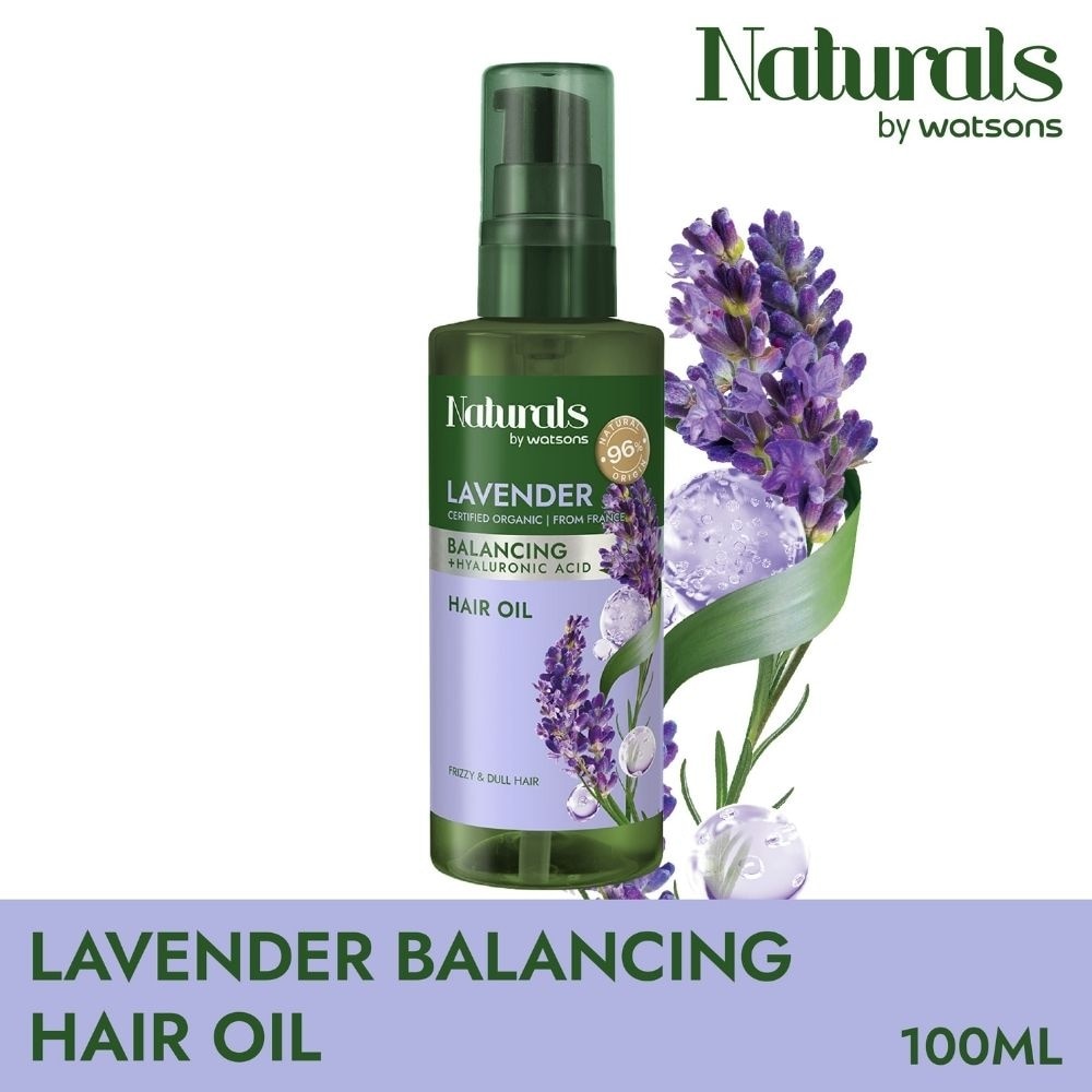 Lavender + Hyaluronic Acid Balancing Hair Oil (For Frizzy & Dull Hair) 100ml