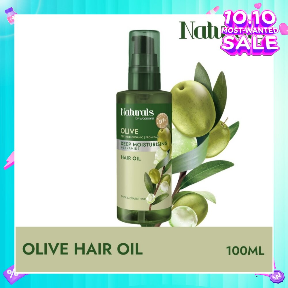Olive + Ceramide Deep Moisturising Hair Oil (For Thick & Coarse Hair) 490ml