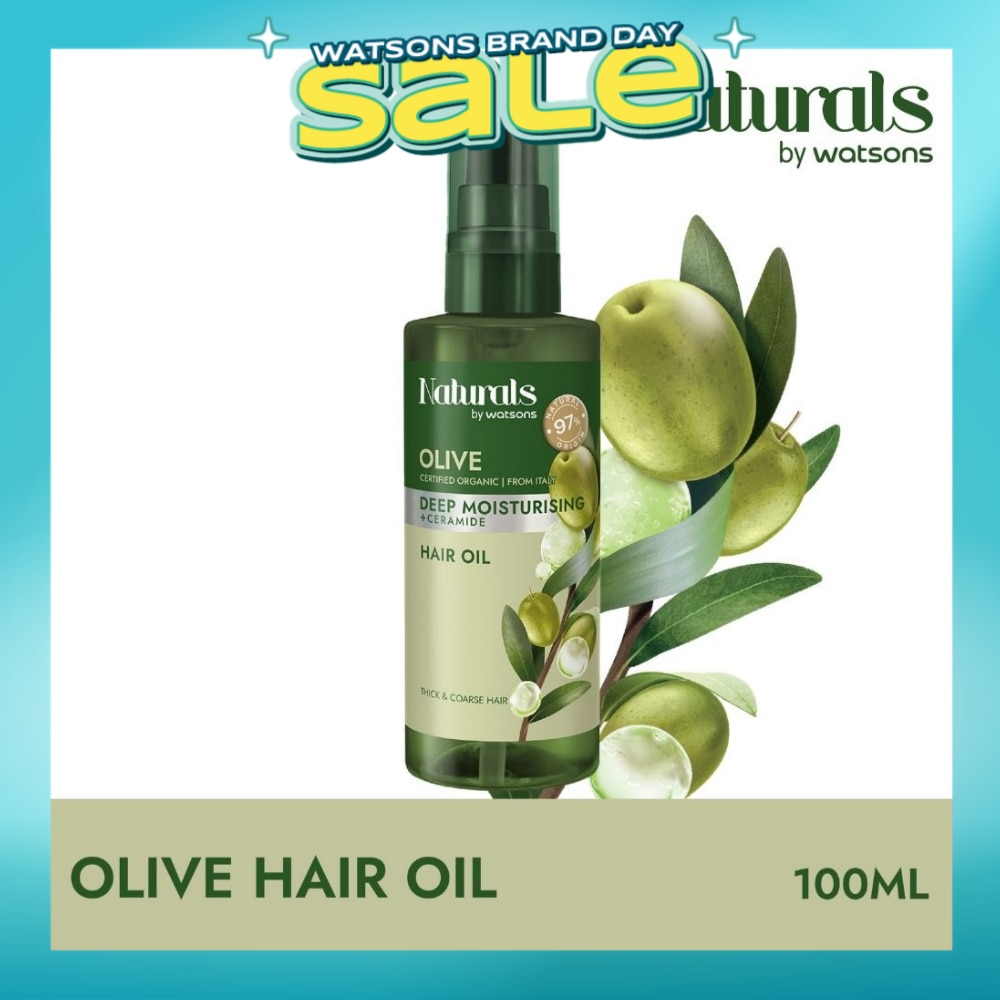 Olive + Ceramide Deep Moisturising Hair Oil (For Thick & Coarse Hair) 490ml