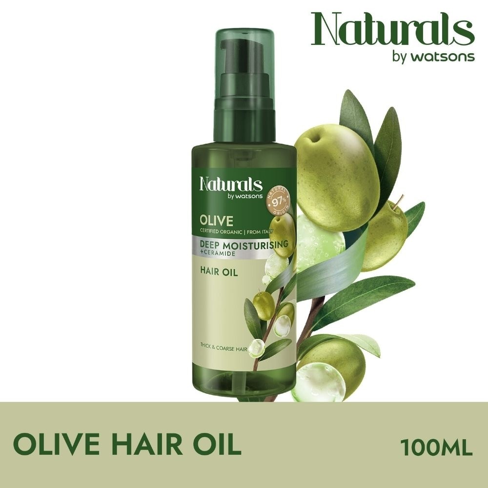 Olive + Ceramide Deep Moisturising Hair Oil (For Thick & Coarse Hair) 490ml